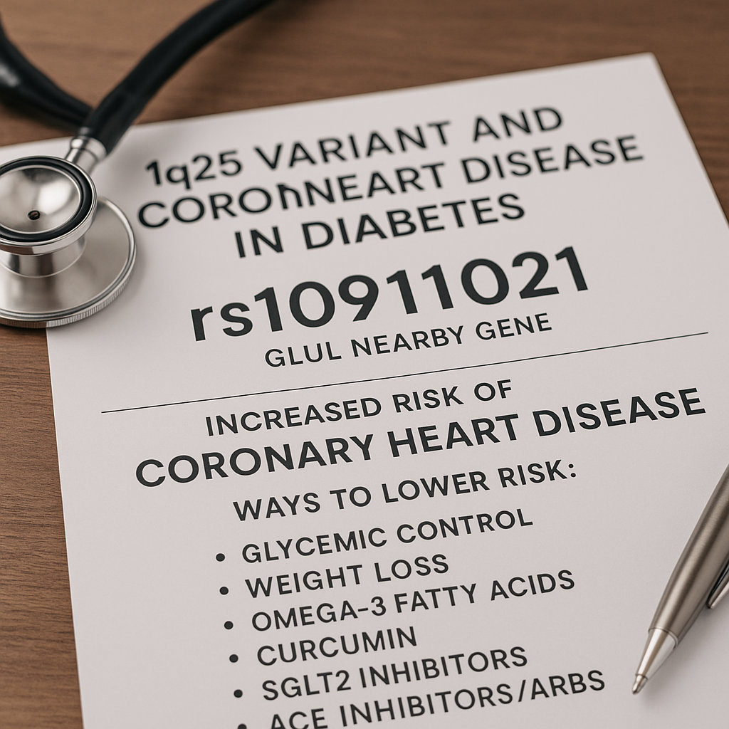 1q25 & Coronary Heart Disease in Diabetes: What Your CardiaX Result Means