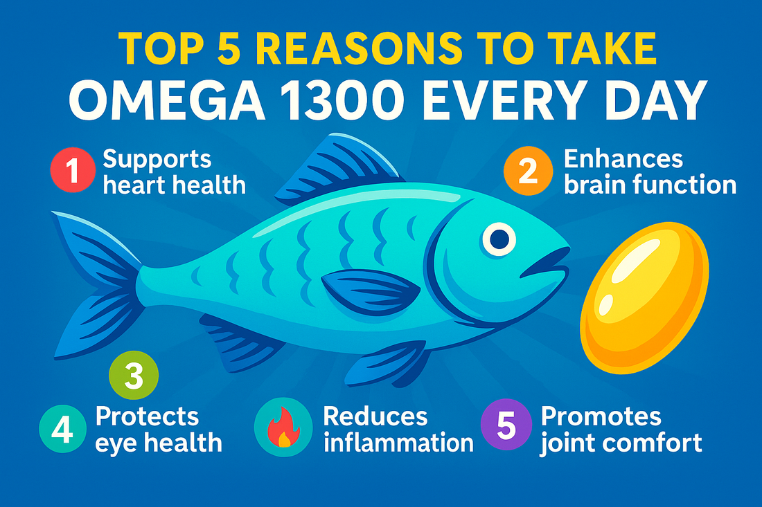 Top 5 Reasons to Take Omega 1300 Every Day for Optimal Health