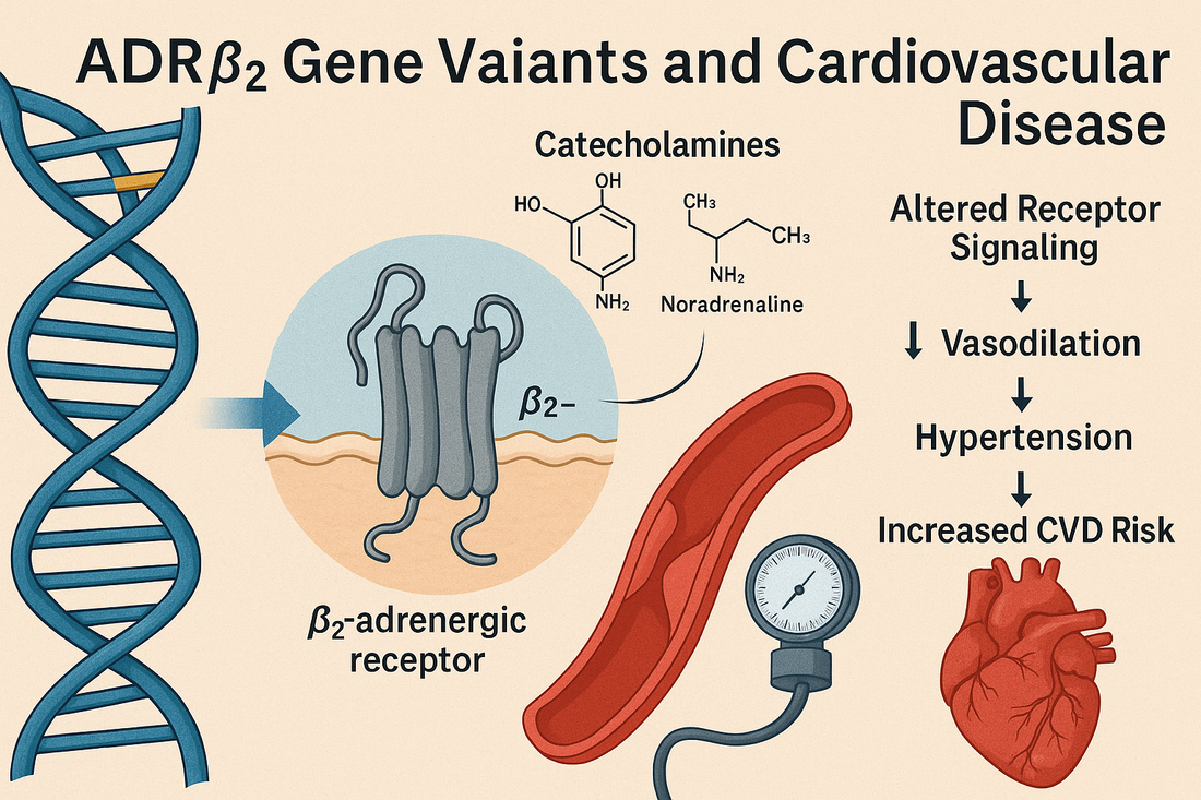 ADRB2 Gene Variants and Cardiovascular Risk: Insights from CardiaX