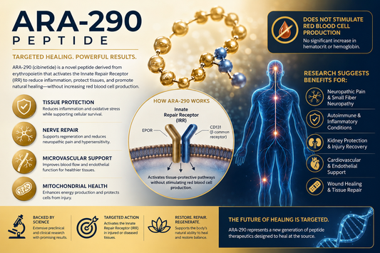 ARA-290 Peptide: Benefits, Mechanism of Action, Research, and Clinical Potential