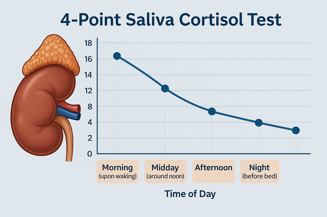 Adrenal Stress Testing: The 4-Point Saliva Cortisol Test Explained