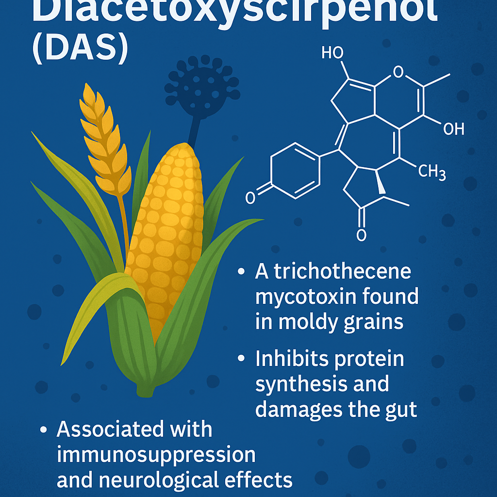 Diacetoxyscirpenol (DAS): A Hidden Mycotoxin Threat to Your Immune and Gut Health