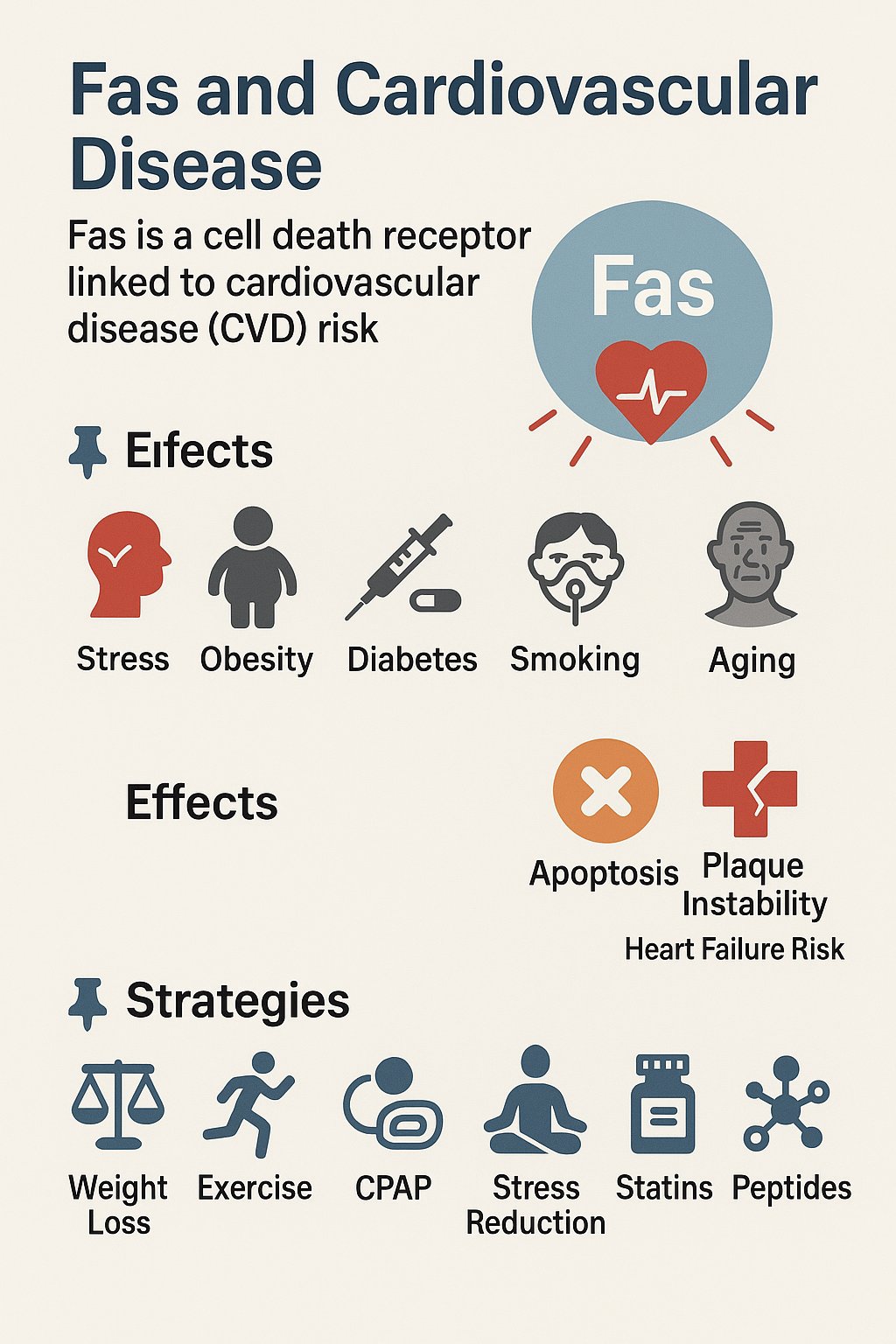Fas (CD95) and Cardiovascular Risk: Apoptosis, Inflammation, and Heart Health