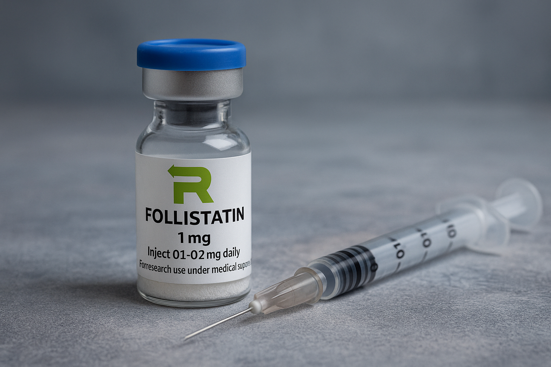 Follistatin peptide for muscle development