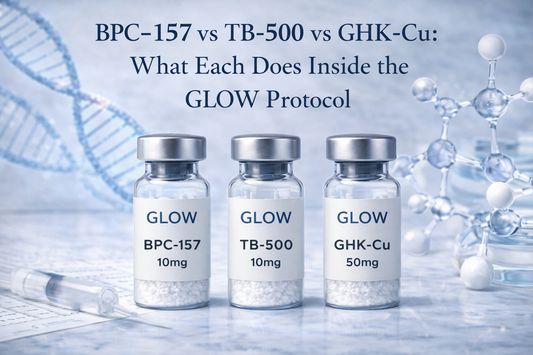 BPC-157 vs TB-500 vs GHK-Cu Inside the GLOW Protocol