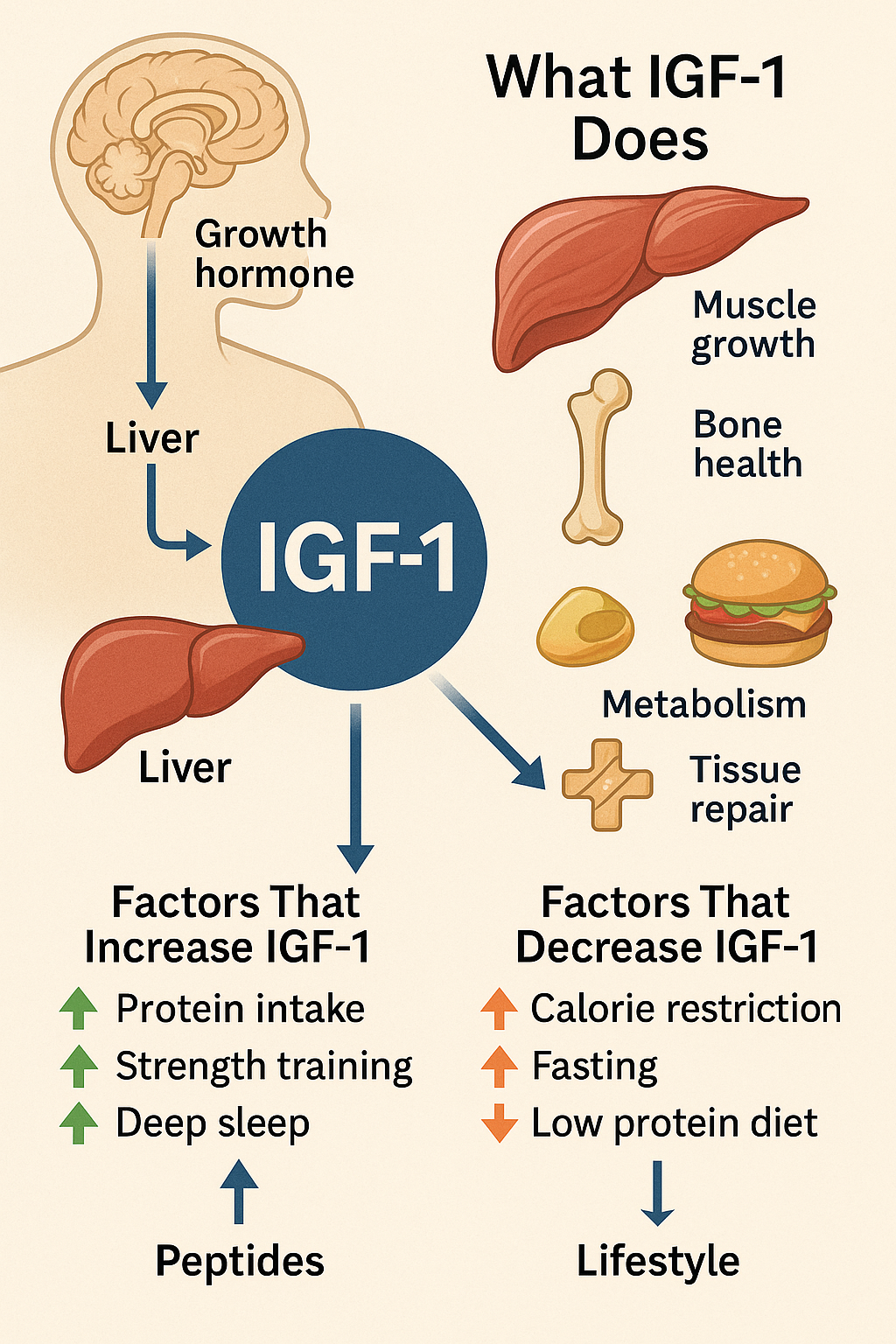 IGF-1: Testing, Optimal Levels, and How to Improve Naturally & Clinically