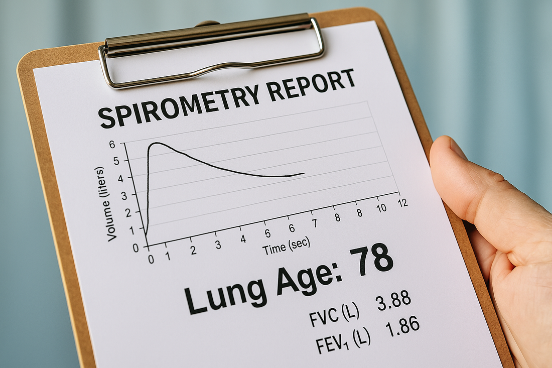 How to Read Your Spirometry Report: What Lung Age Really Means