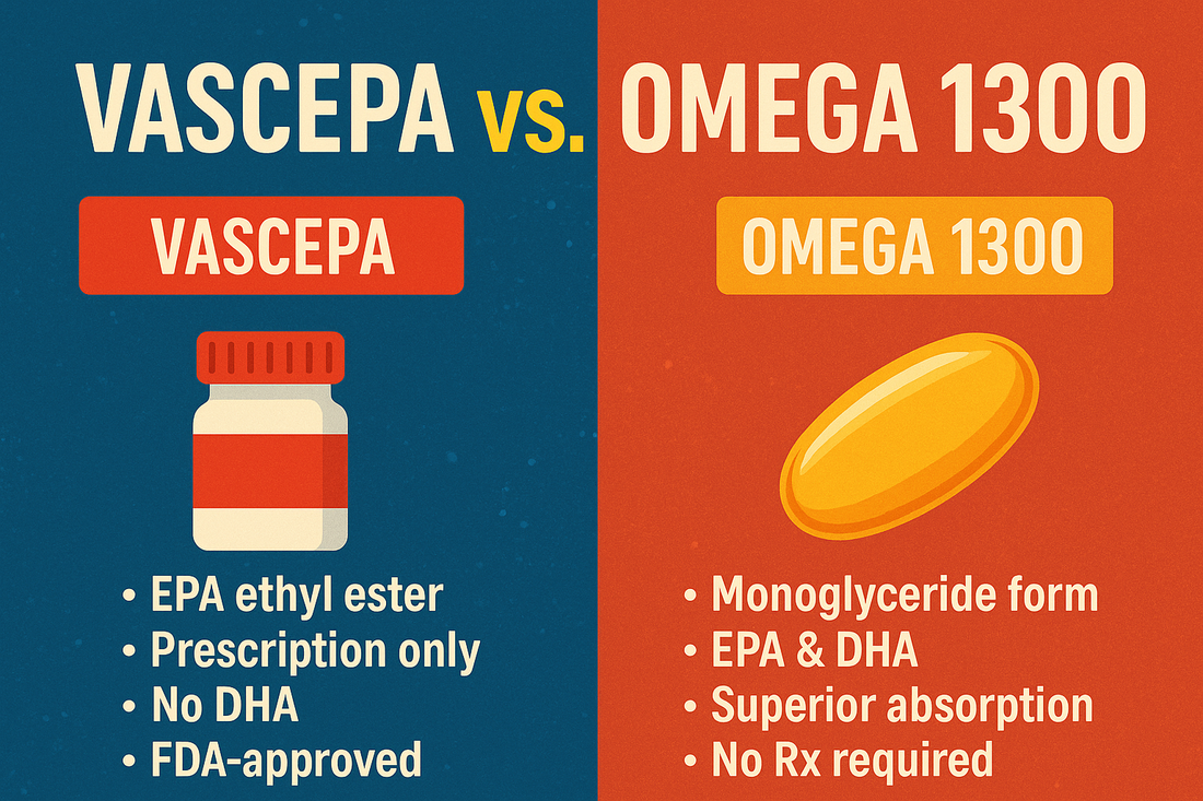 Vascepa vs. Omega 1300: Which Omega-3 Supplement Is Better?