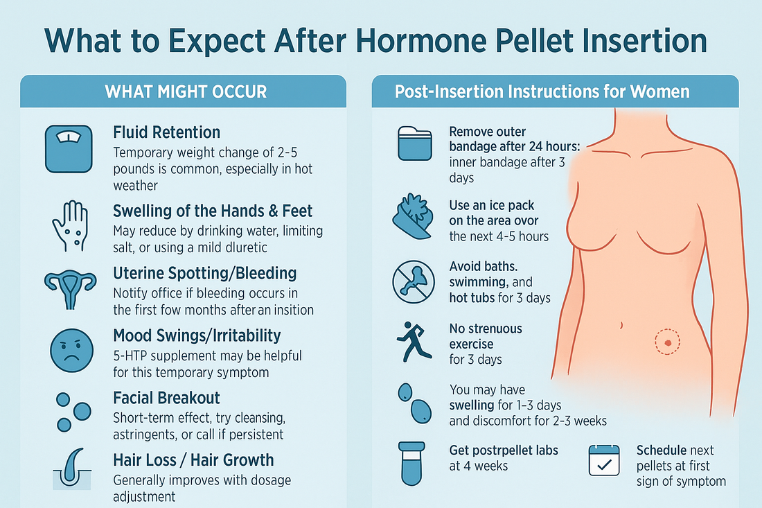 What Women Should Expect After Hormone Pellet Insertion | Revolution Health