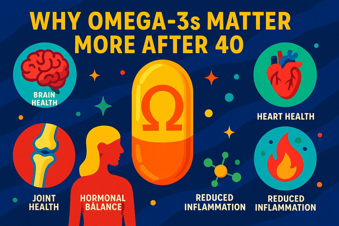 Why Omega-3s Matter More After 40: Protect Your Brain, Heart & Joints