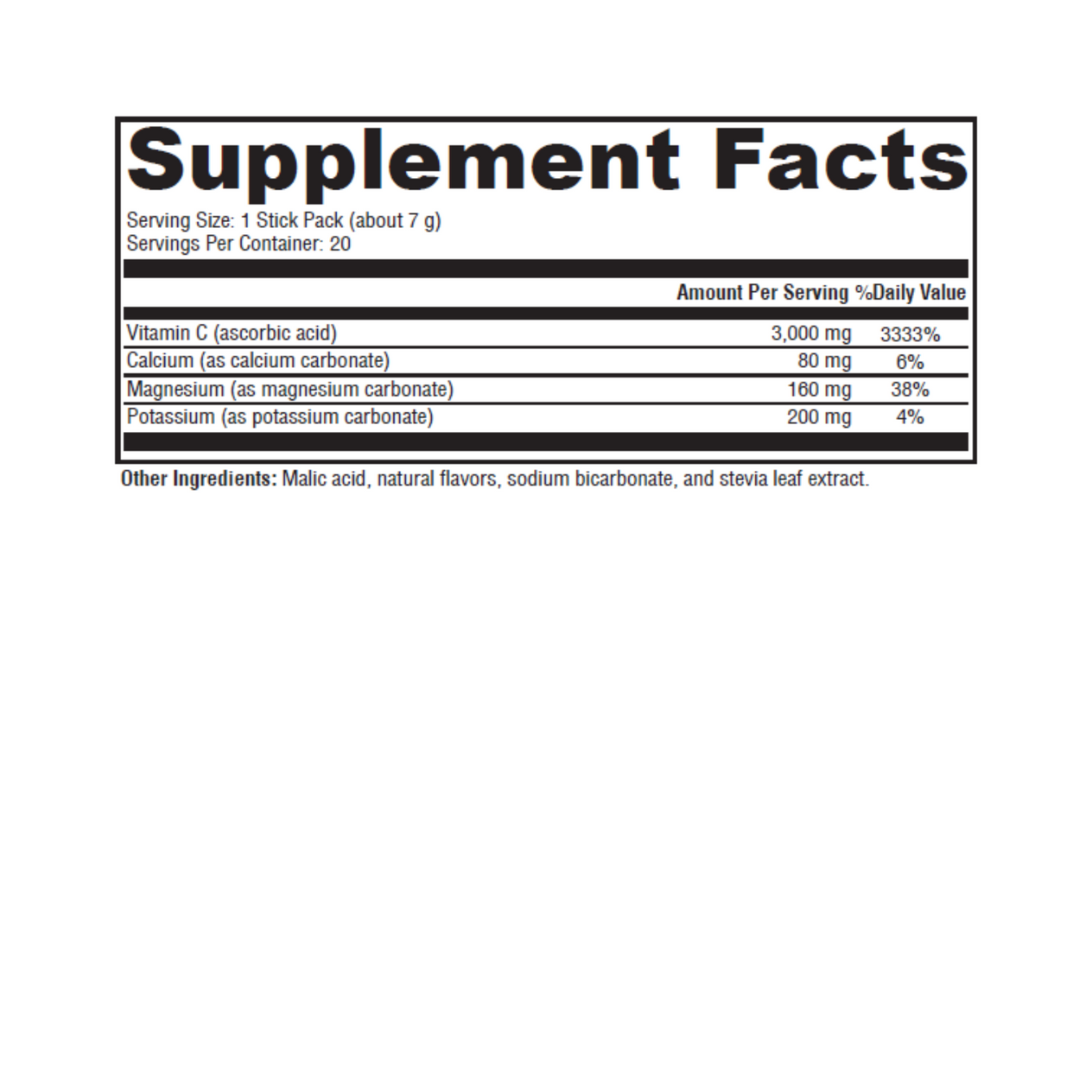 Vitamin C - Revolution Health & Wellness